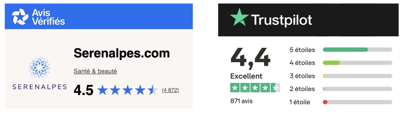 Avis Vérifiés et Trustpilot