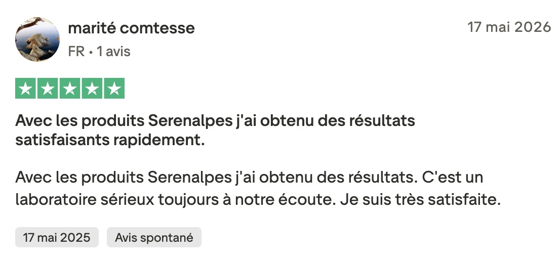 Avis Trustpilot Serenalpes