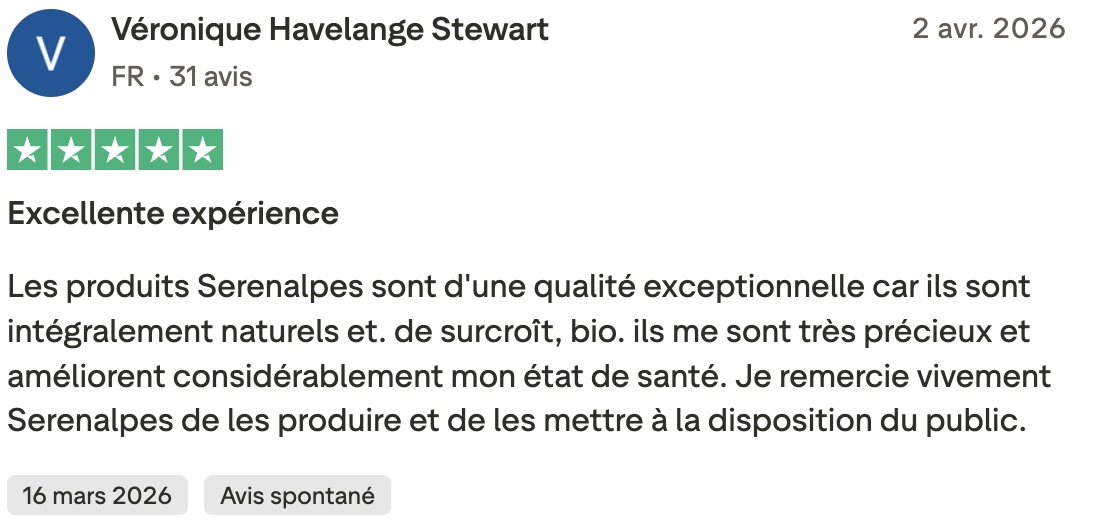 Avis Trustpilot Serenalpes